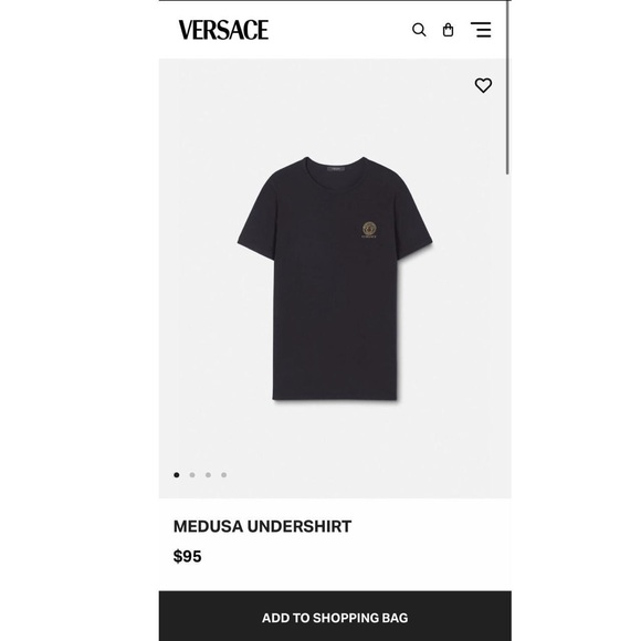 Versace Medusa Undershirt 🖤 - Picture 4 of 5